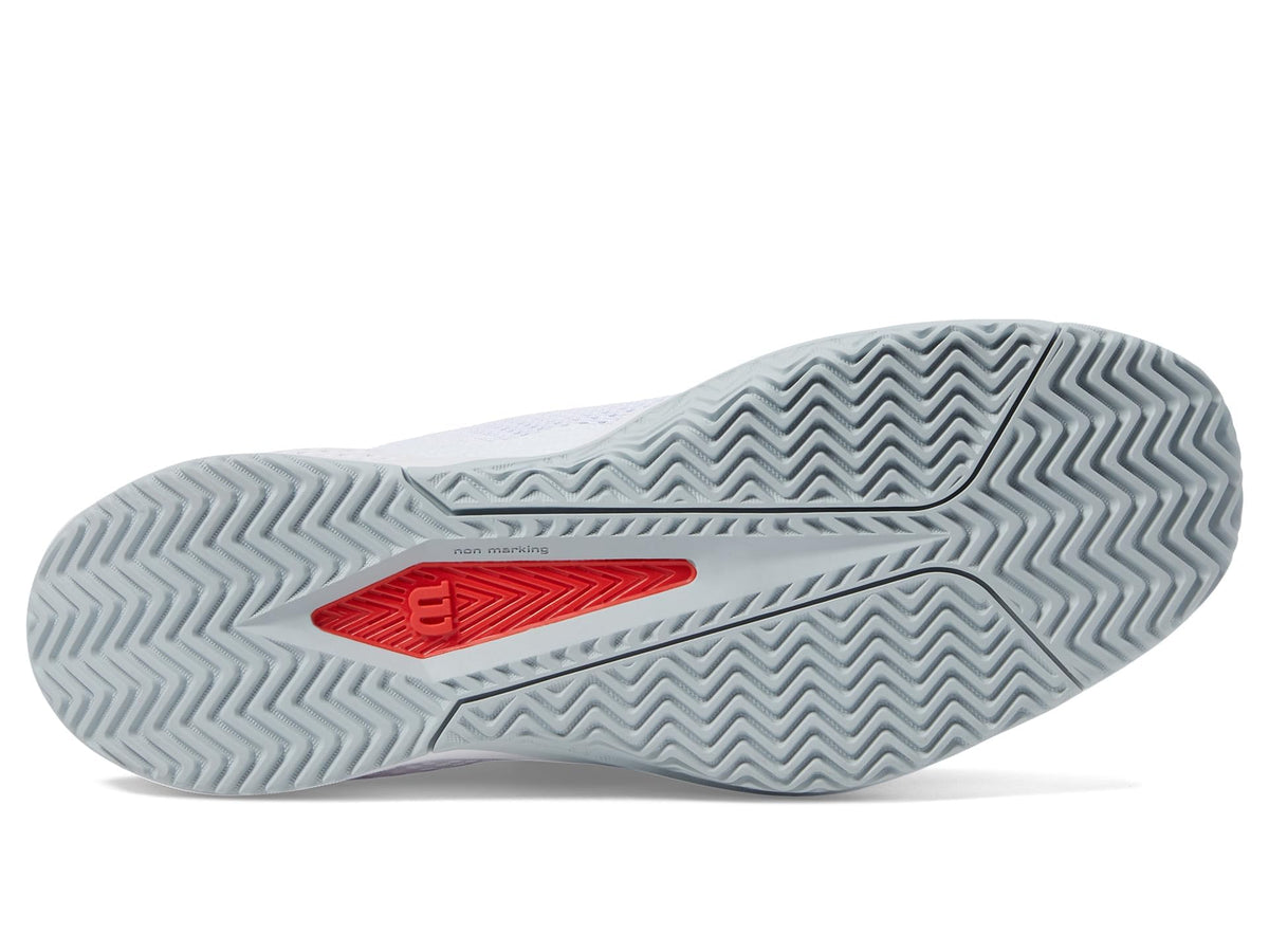 Wilson Rush Pro Lite Mens Tennis Shoes, White/Pearl Blue - alternate view 2