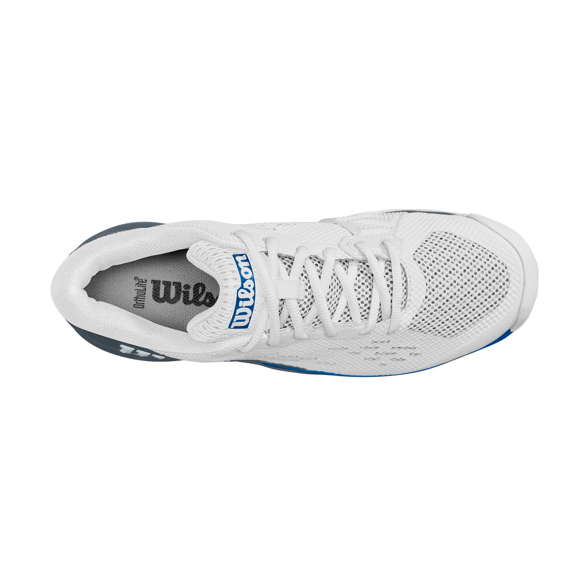 Wilson Rush Pro Ace Pickler Mens Pickleball Shoes, White/Stormy Weather - alternate view 5