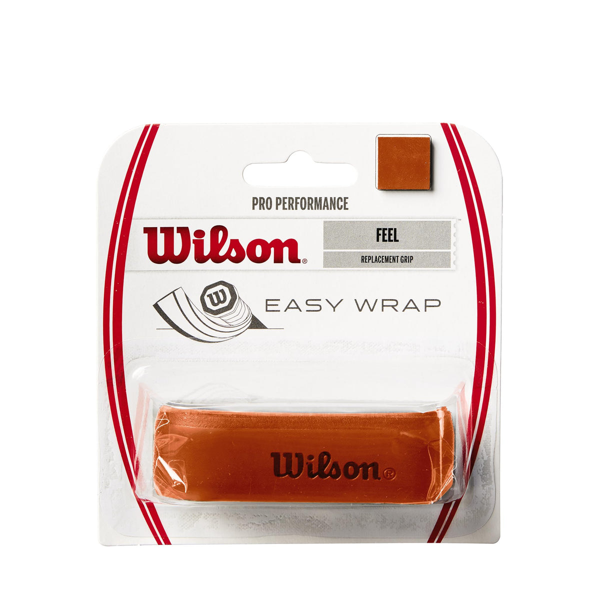 Wilson Pro Performance Replacement Tennis Grip, Brown - main view