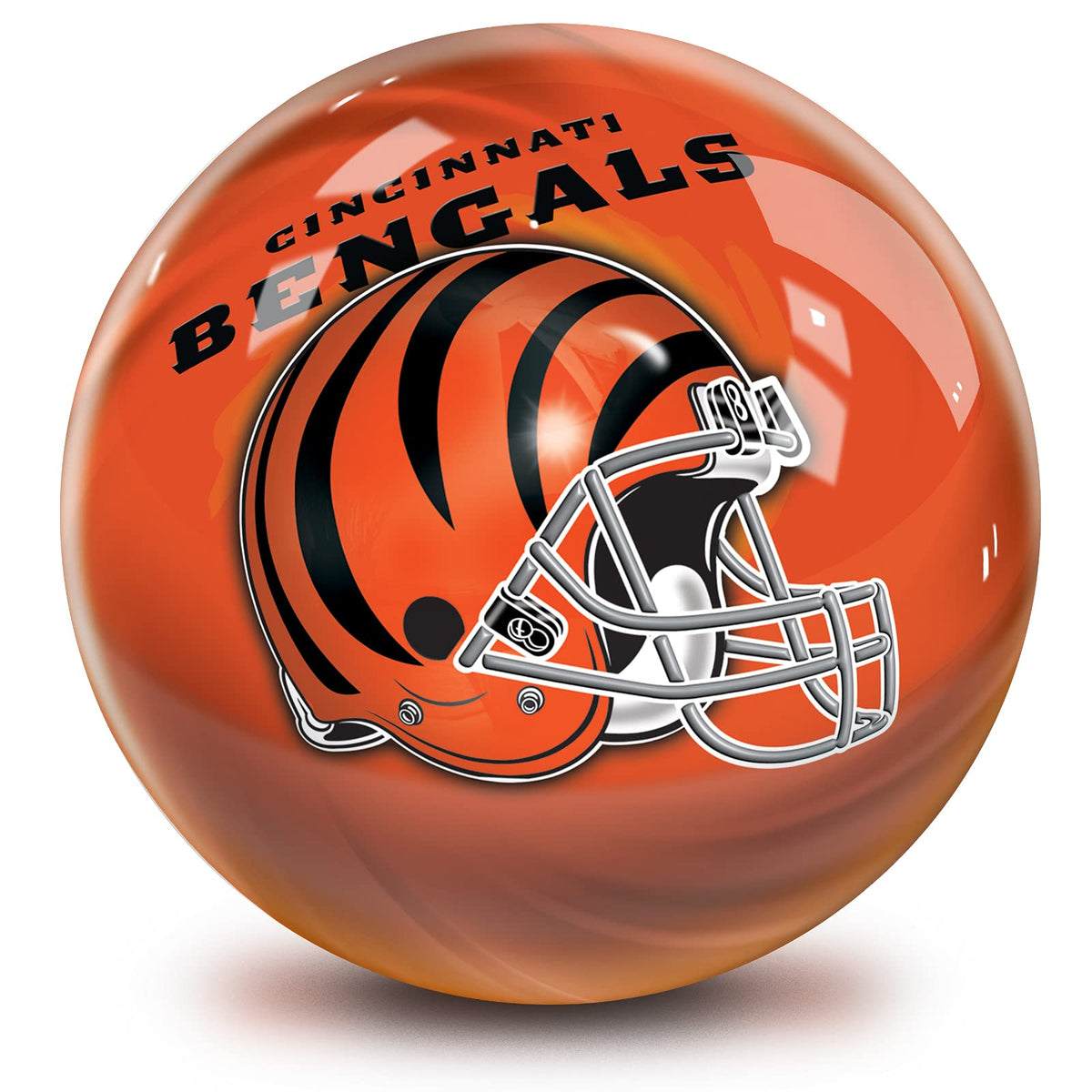 KR Strikeforce Strikeforce Bowling Officially Licensed NFL Cincinnati Bengals Undrilled Bowling Ball - view 2