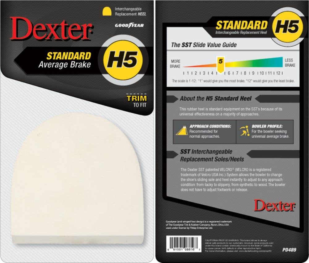 Dexter H5 Standard SST Heel- Cut to Fit (Heel H5, Standard Brake; Standard Slide Rubber, Compatible with All SST 5 and Higher Shoes) - view 1