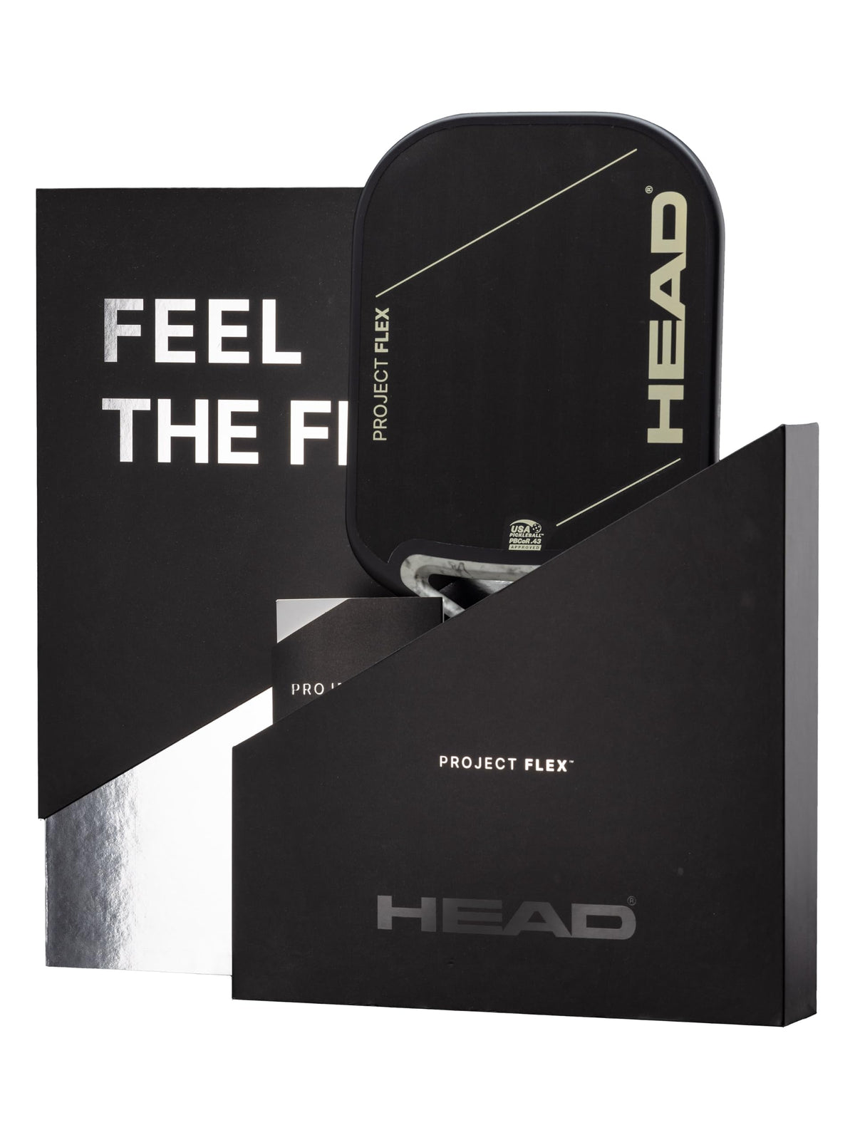 Head Project Flex 2026 Pickleball Paddle in Black - angled detail