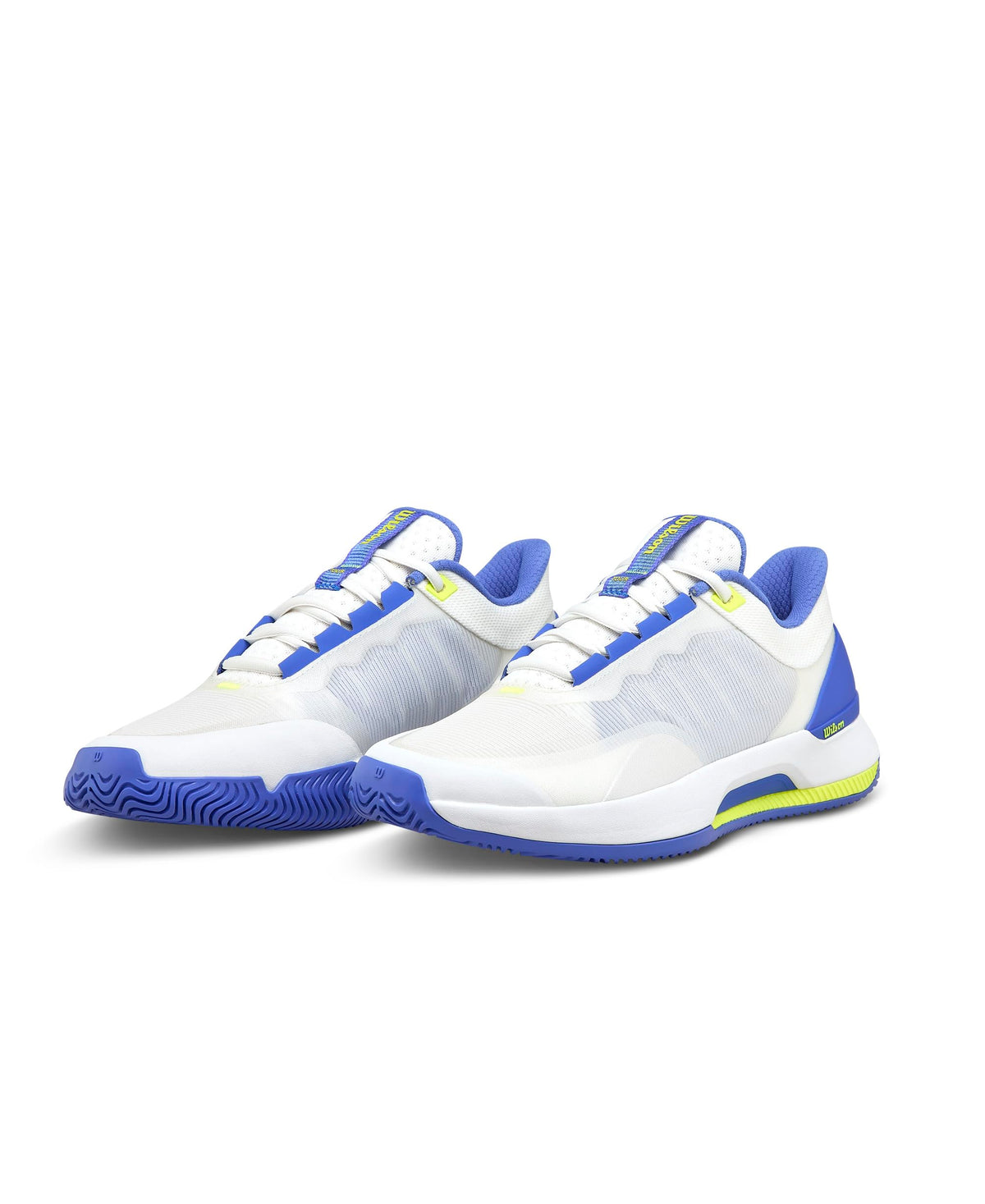 Wilson Intrigue Tour Womens Tennis Shoes, White/Amparo Blue/Safety Yellow, Size 11 - alternate view 8