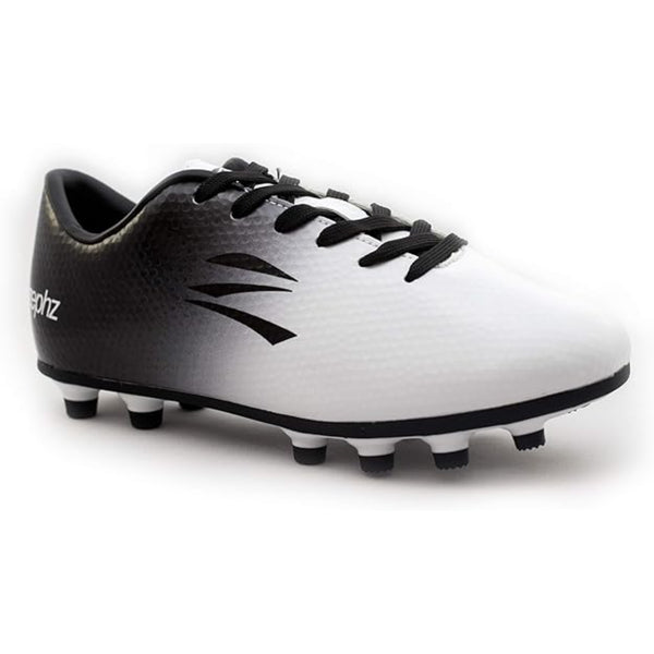 Zephz Wide Traxx White/Black Soccer Cleat