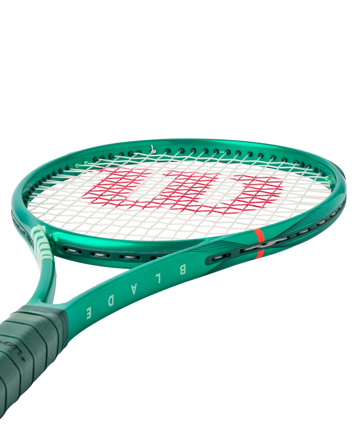 Wilson Blade 98 18x20 V10 Tennis Racket, Unstrung in Championship Green - alternate view 4