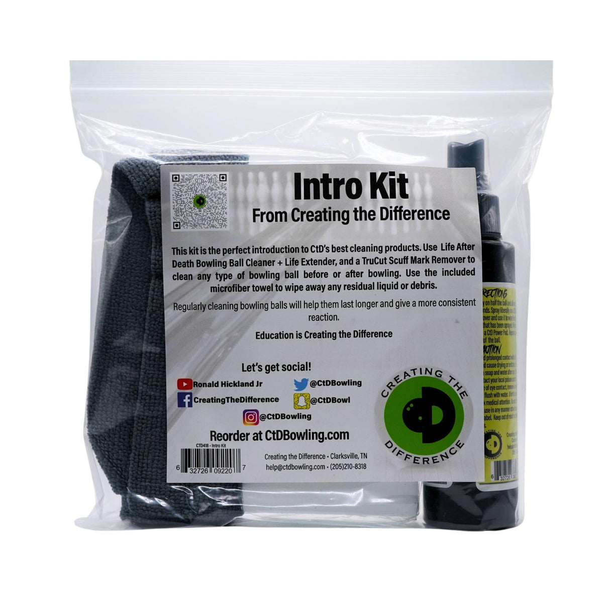Creating the Difference Life After Death Bowling Ball Cleaner & Life Extender (4 oz Intro Kit) - view 3