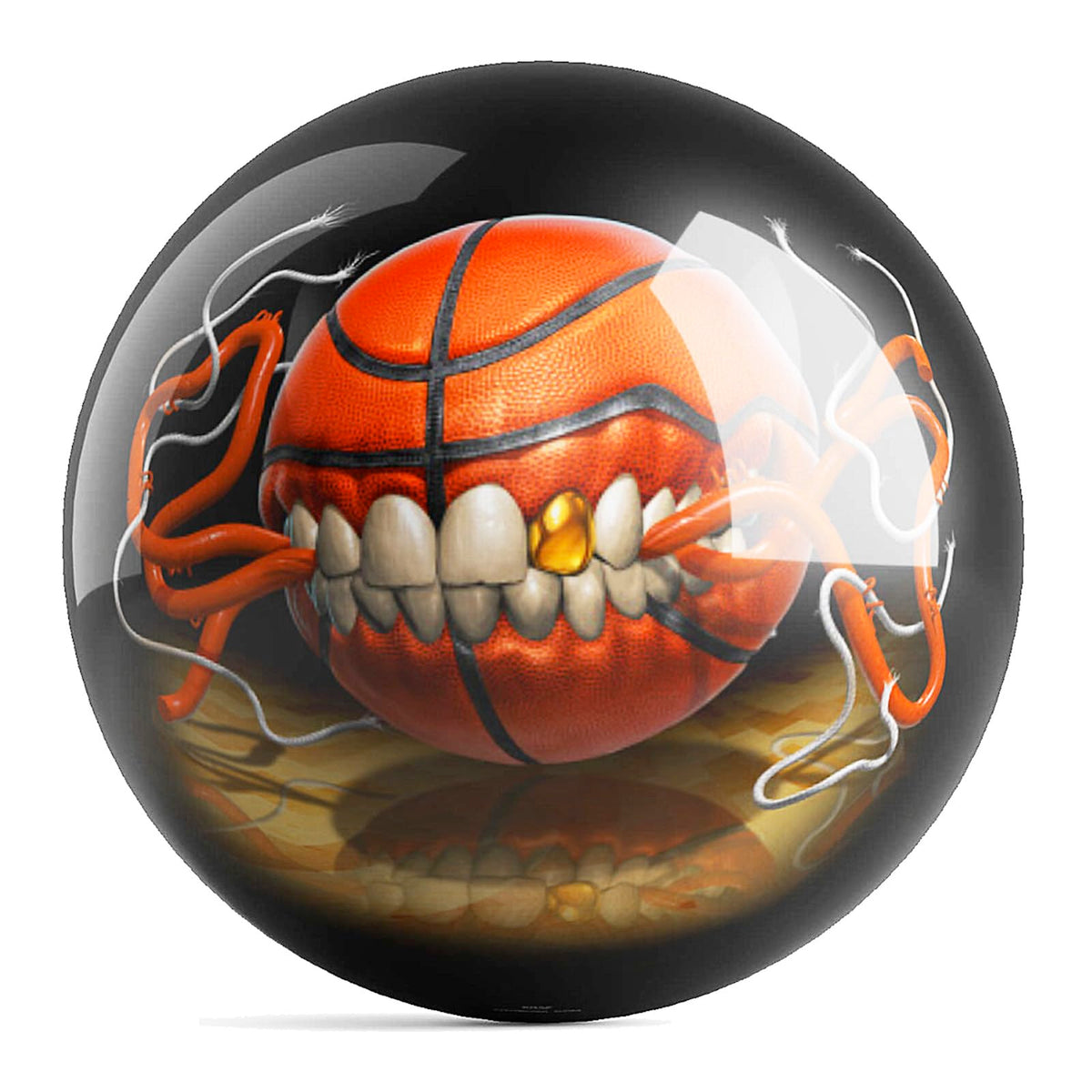 On The Ball Bowling OTB Tom Wood Hoop Monster UNDRILLED Bowling Ball (16, Pounds) - view 1