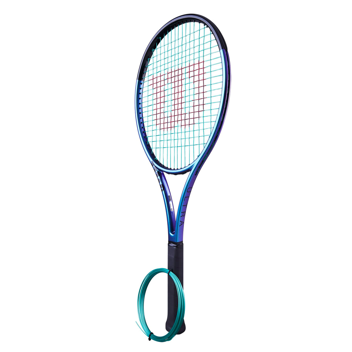 Luxilon Eco Power 125 Tennis String Set, 16L Gauge, Teal - alternate view 4