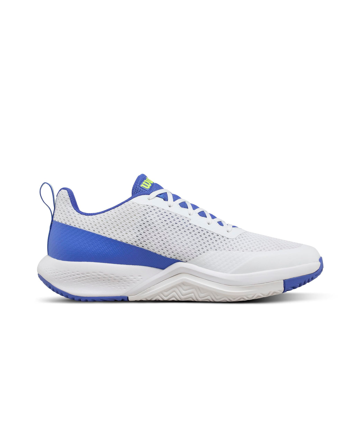 Wilson Rush Pro Lite Mens Tennis Shoes, White/Amparo Blue/Safety Yellow - alternate view 1