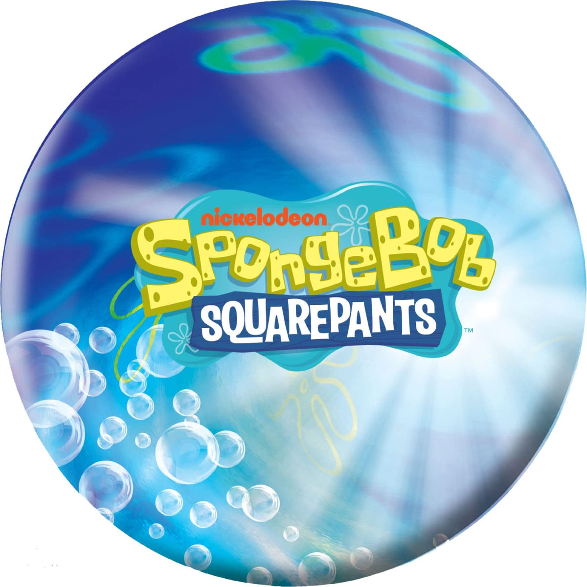 On The Ball Bowling Spongebob Themed Undrilled Bowling Ball - Spongebob Jellyfish - view 2