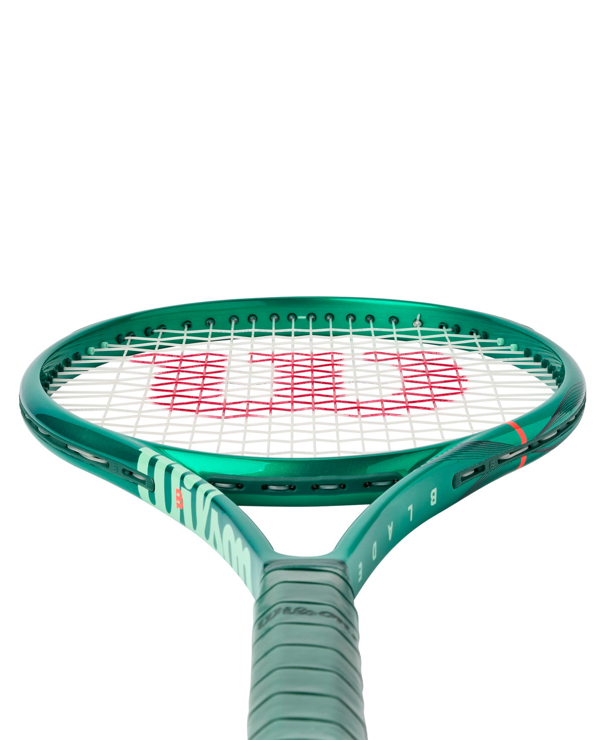 Wilson Blade 100 V10 Tennis Racket, Unstrung in Championship Green - alternate view 3
