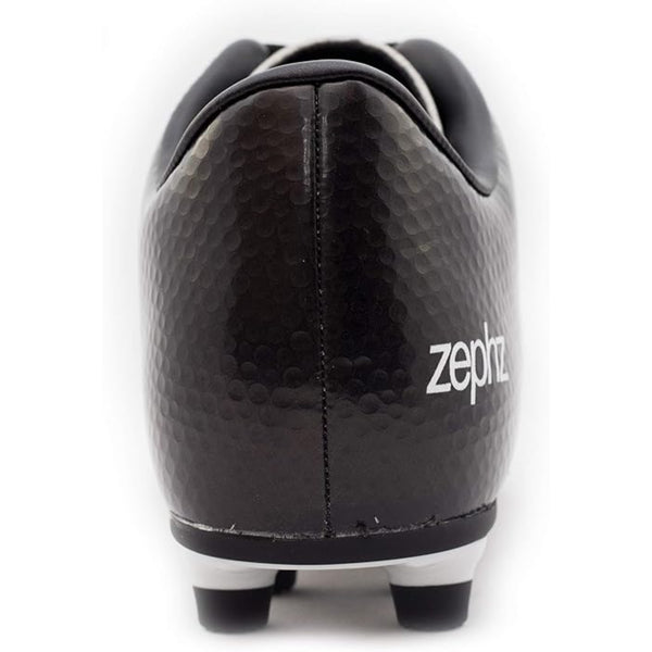 Zephz Wide Traxx White/Black Soccer Cleat
