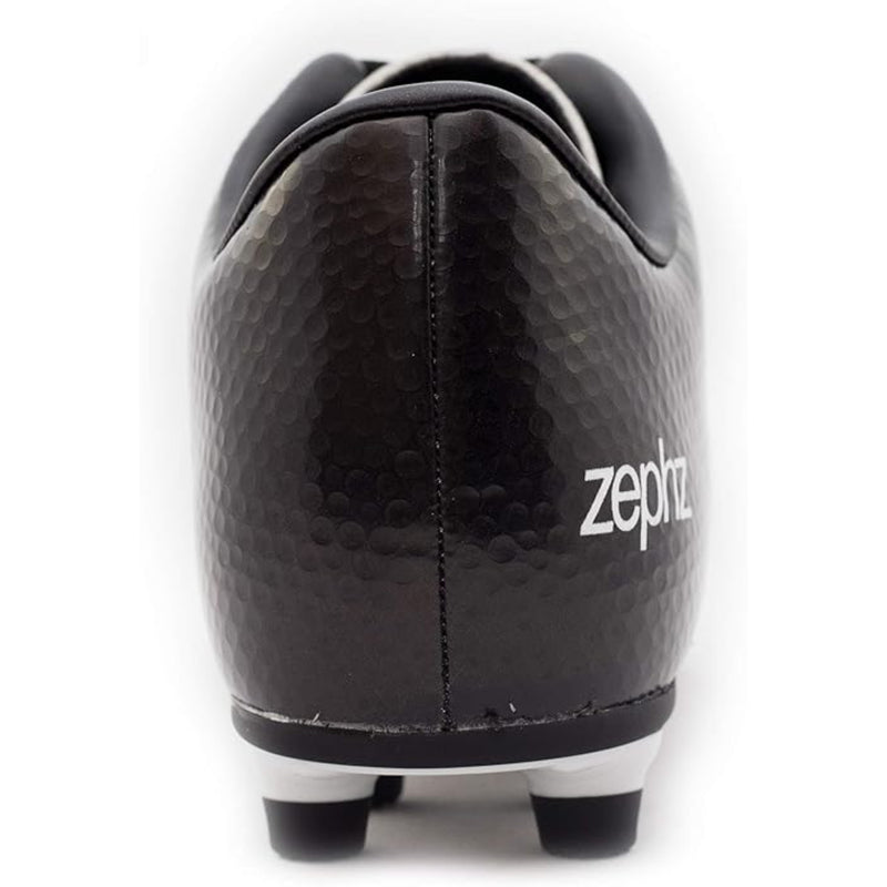 Zephz Wide Traxx White/Black Soccer Cleat