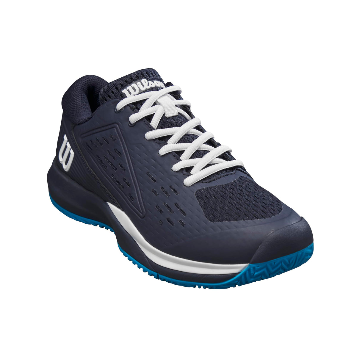 Wilson Rush Pro Ace Junior Tennis Shoes, Navy Blazer/White/Atomic Blue - alternate view 1