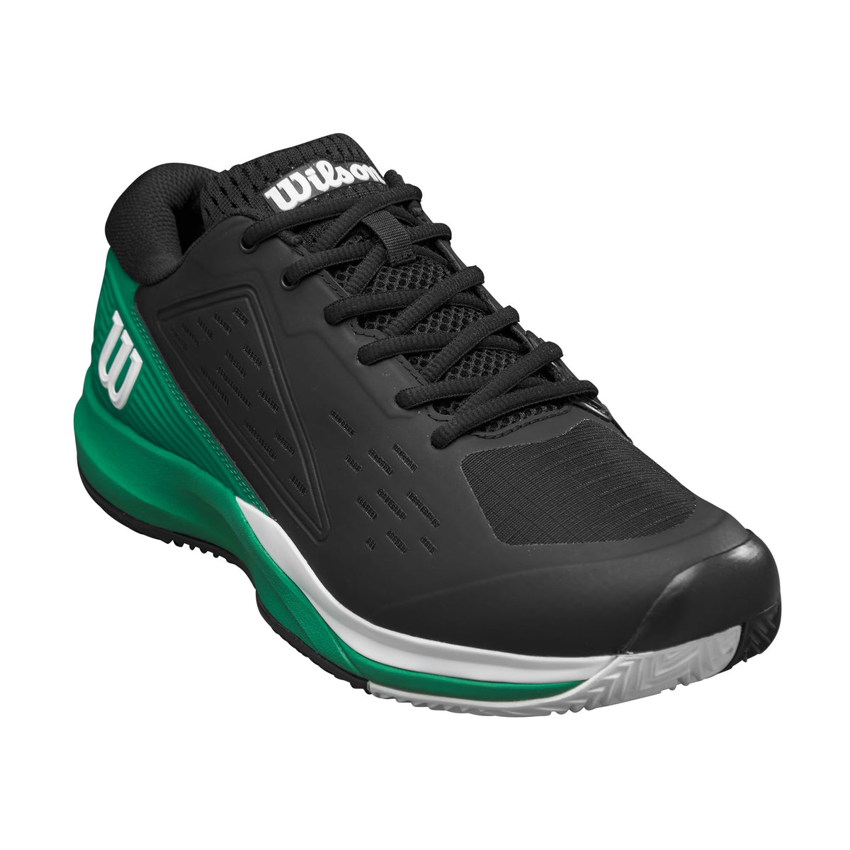 Wilson Rush Pro Ace Clay Mens Tennis Shoes, Black/Bosphorus - alternate view 2