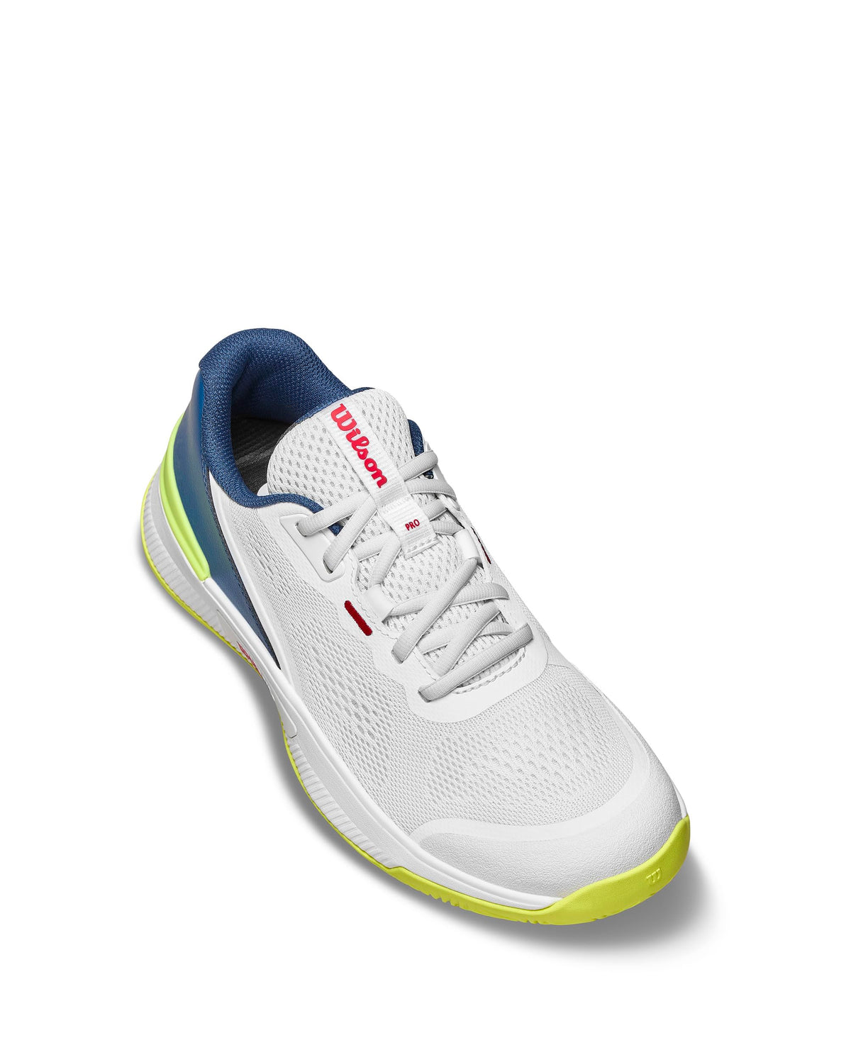 Wilson Intrigue Pro Junior Tennis Shoes, Snow White/Snow White/Ensign Blue - alternate view 6
