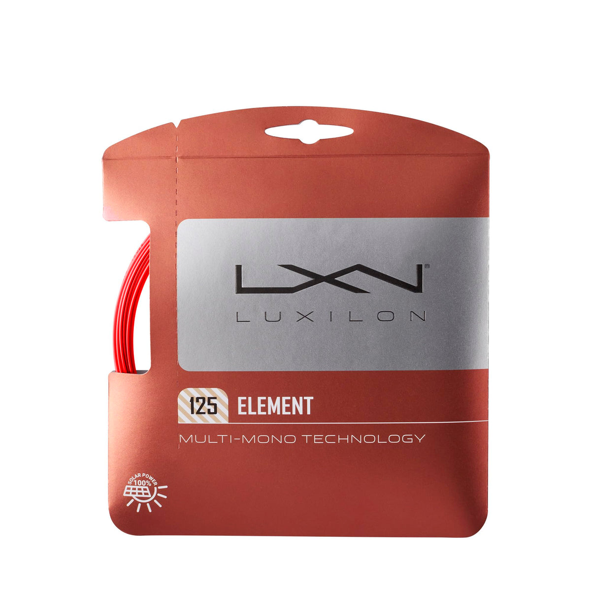 Luxilon Element 125 Tennis String Set, 1.25mm Infrared - main view
