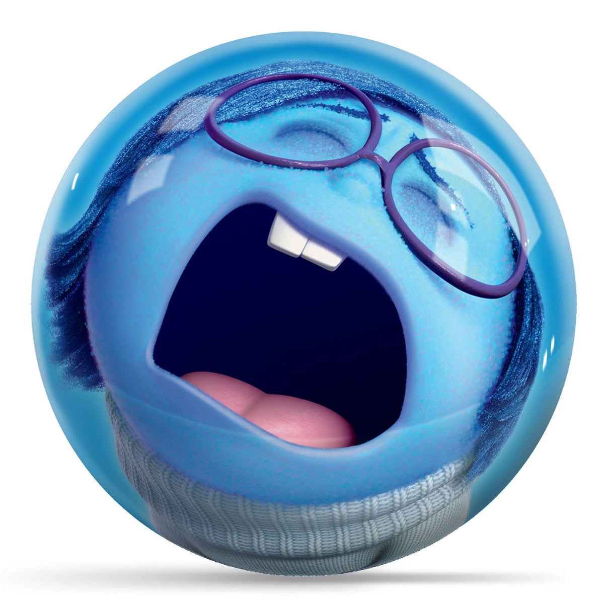 KR Strikeforce Disney Inside Out Sadness Undrilled Bowling Ball (6, Pounds) - view 1