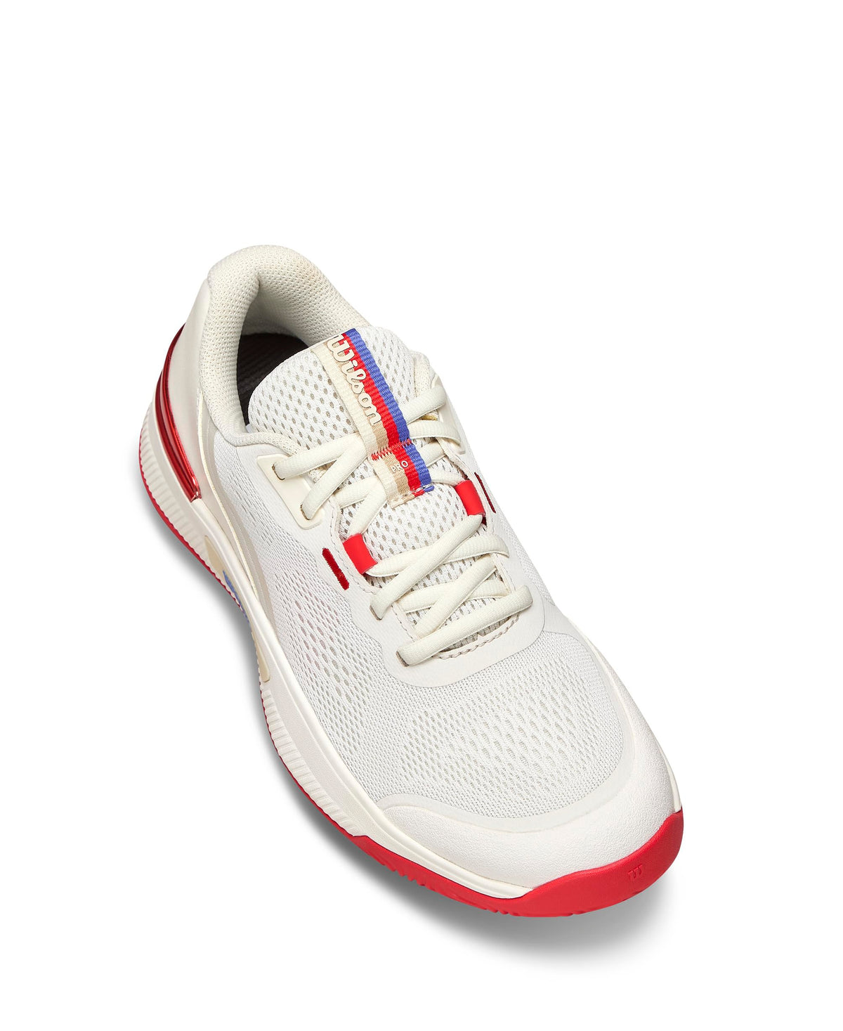 Wilson Intrigue Pro Womens Tennis Shoes, Tofu/Infrared - alternate view 4