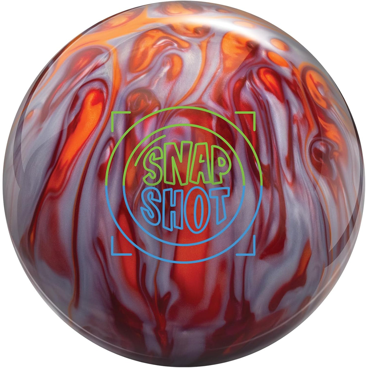Radical Snapshot Pearl PRE-DRILLED Orange and Silver Bowling Ball