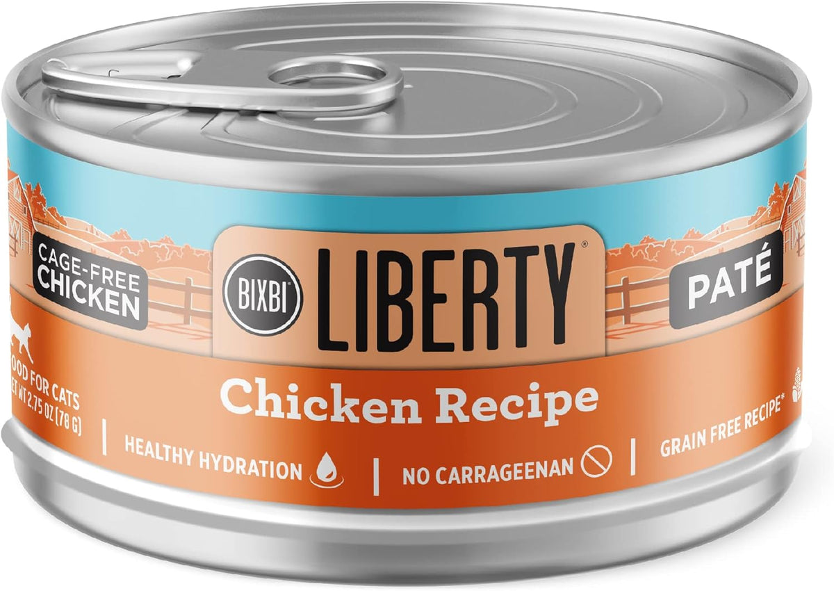 Bixbi Liberty Chicken Pate Cat Food, 2.75 oz (Case of 24)
