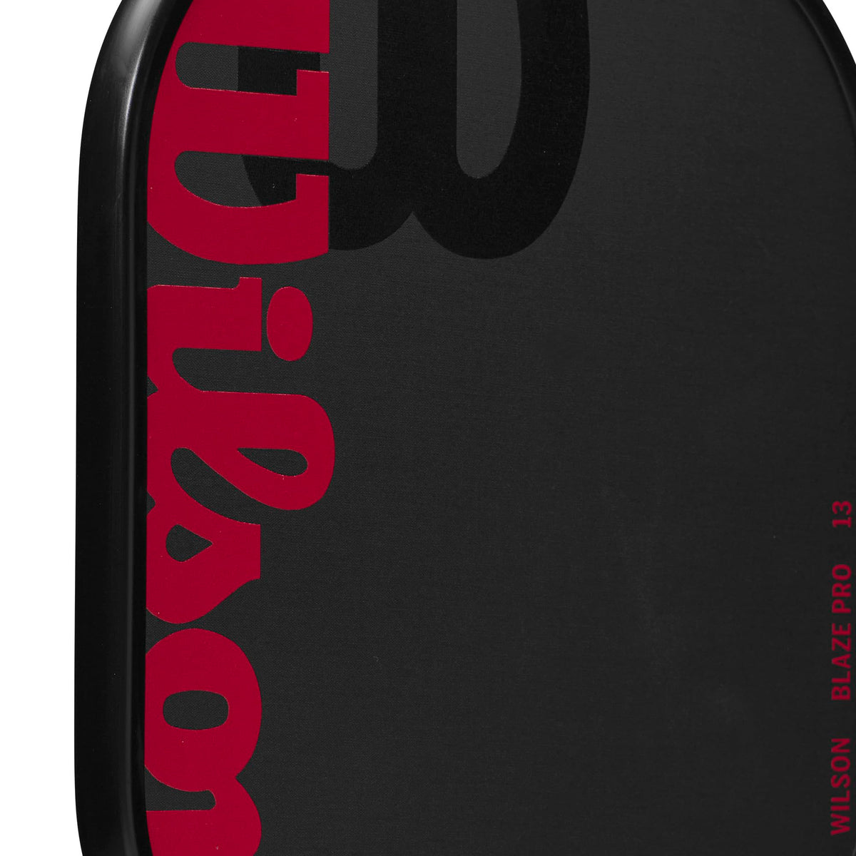 Wilson Blaze Pro 13mm Raw Hybrid Pickleball Paddle, Black/Red - alternate view 4