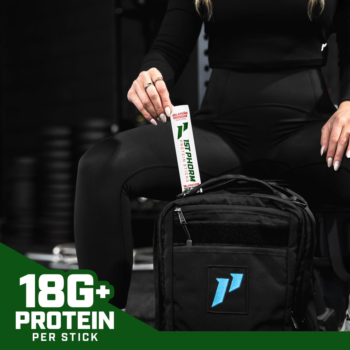 1st Phorm Protein Sticks, Jalapeno Cheddar, 18g Protein, 15 Count - view 4