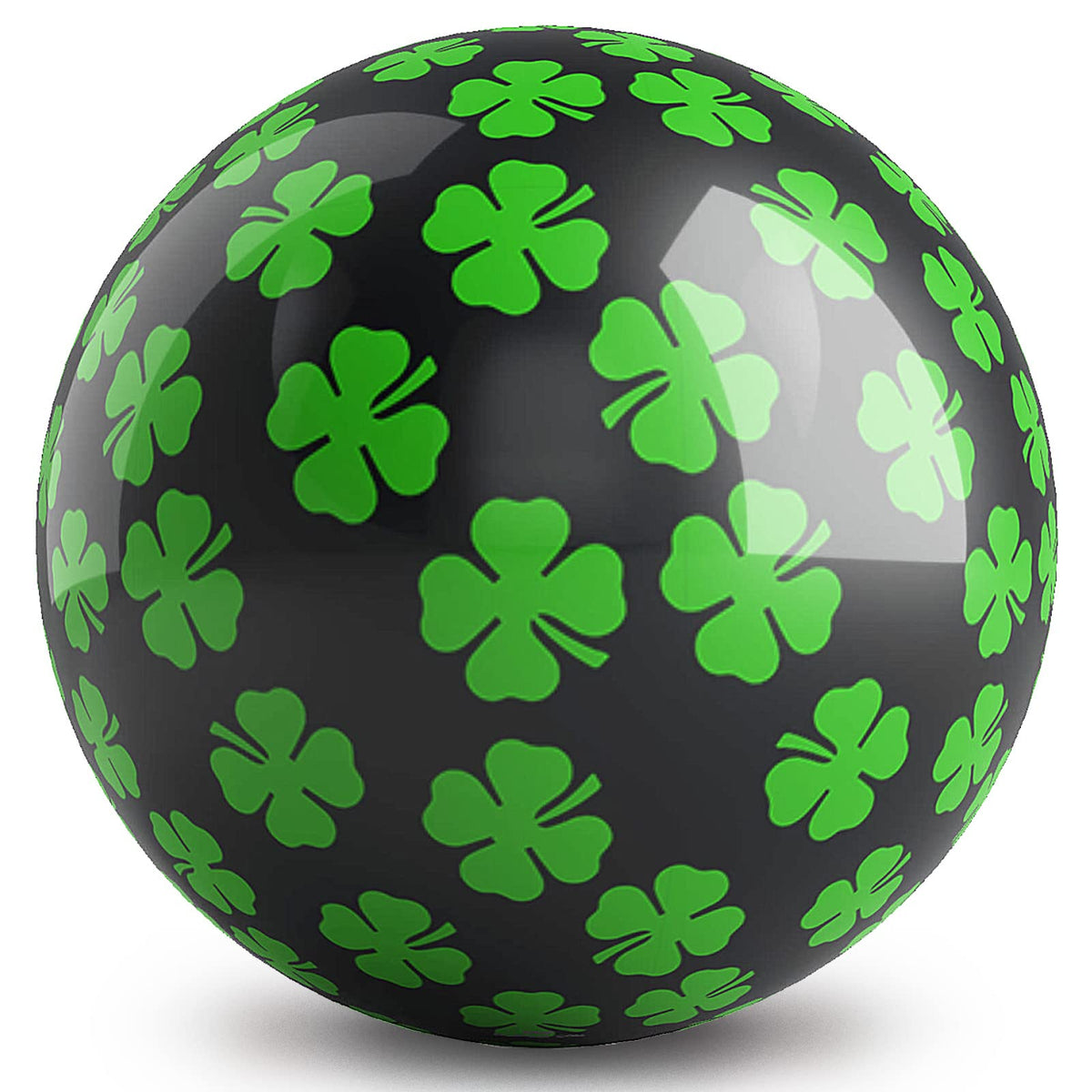 On The Ball Bowling KR Strikeforce All the Luck Shamrock Bowling Ball Made of Polyester (8) - view 1