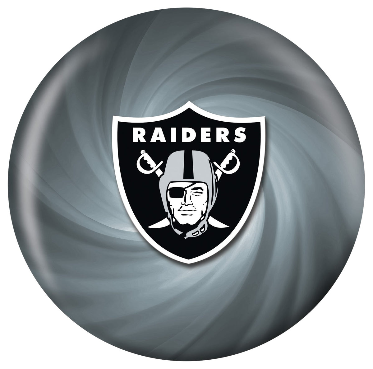 KR Strikeforce NFL Helmet Swirl Las Vegas Raiders, Bowling Ball – Great Call Athletics