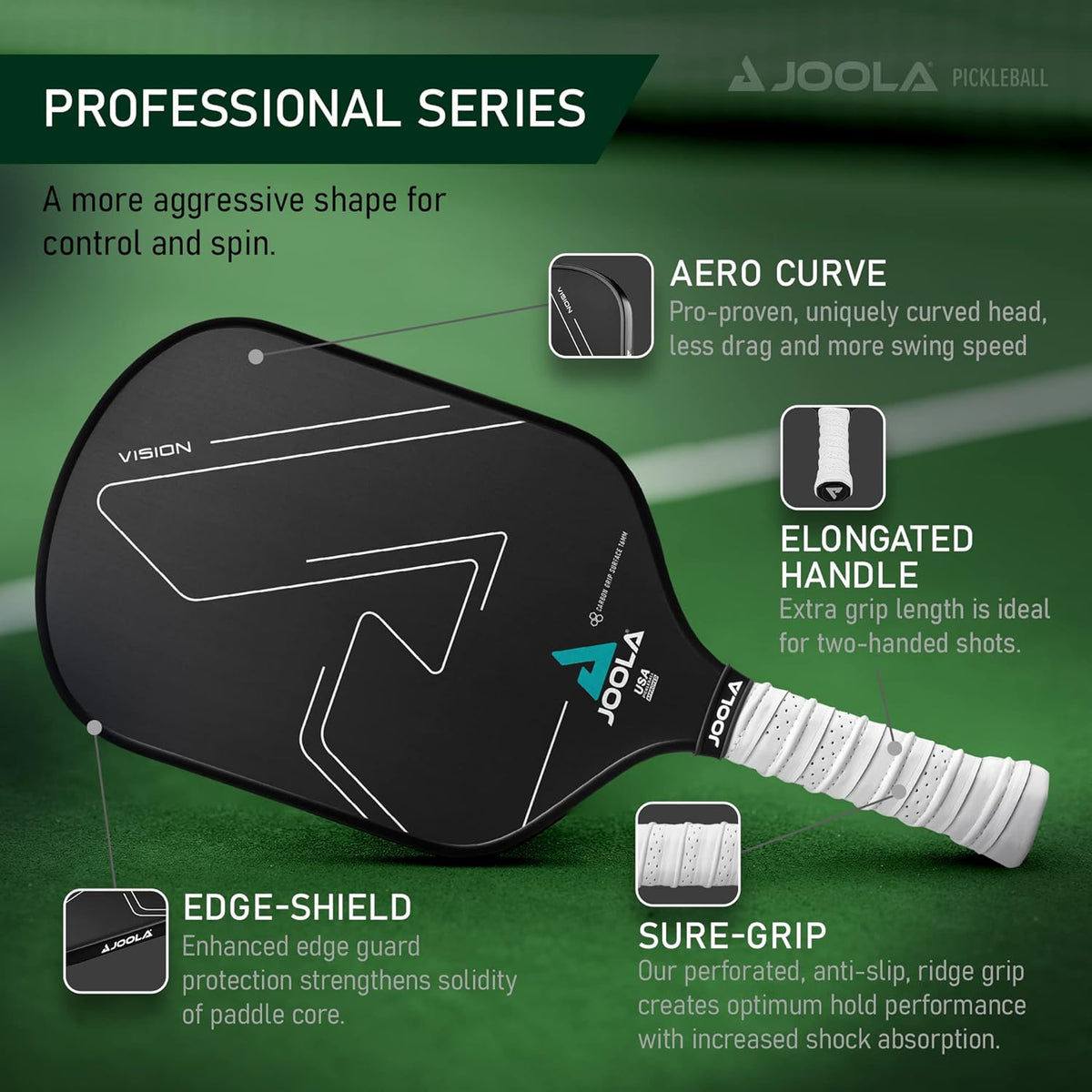 JOOLA Vision CGS 16mm Pickleball Paddle product image