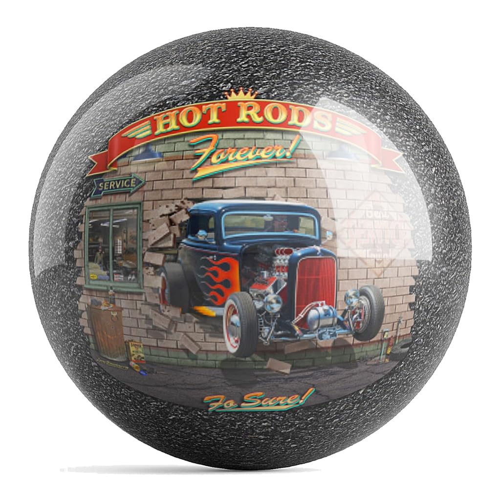 On The Ball Bowling OTB Larry Grossman Hot Rods UNDRILLED Bowling Ball (15, Pounds) - view 1