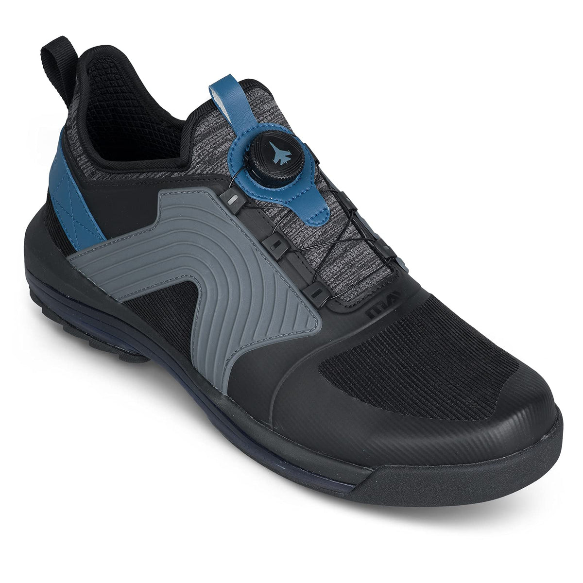 KR Strikeforce Maverick FT Fast Twist Lace System Black/Cobalt Mens Right Hand Medium Width Performance Bowling Shoe (Left Hand Medium, Numeric_9) - view 3