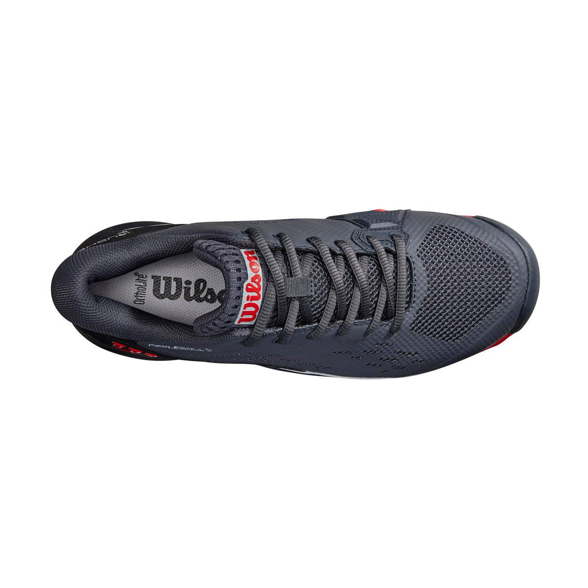 Wilson Rush Pro Ace Pickler Mens Pickleball Shoes, Ebony/Black/Wilson Red - alternate view 5