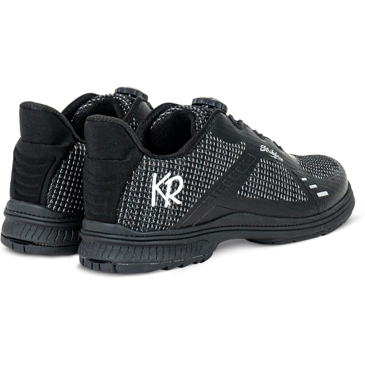 KR Strikeforce Jet FT Black Silver Right Hand Men’s Bowling Shoes