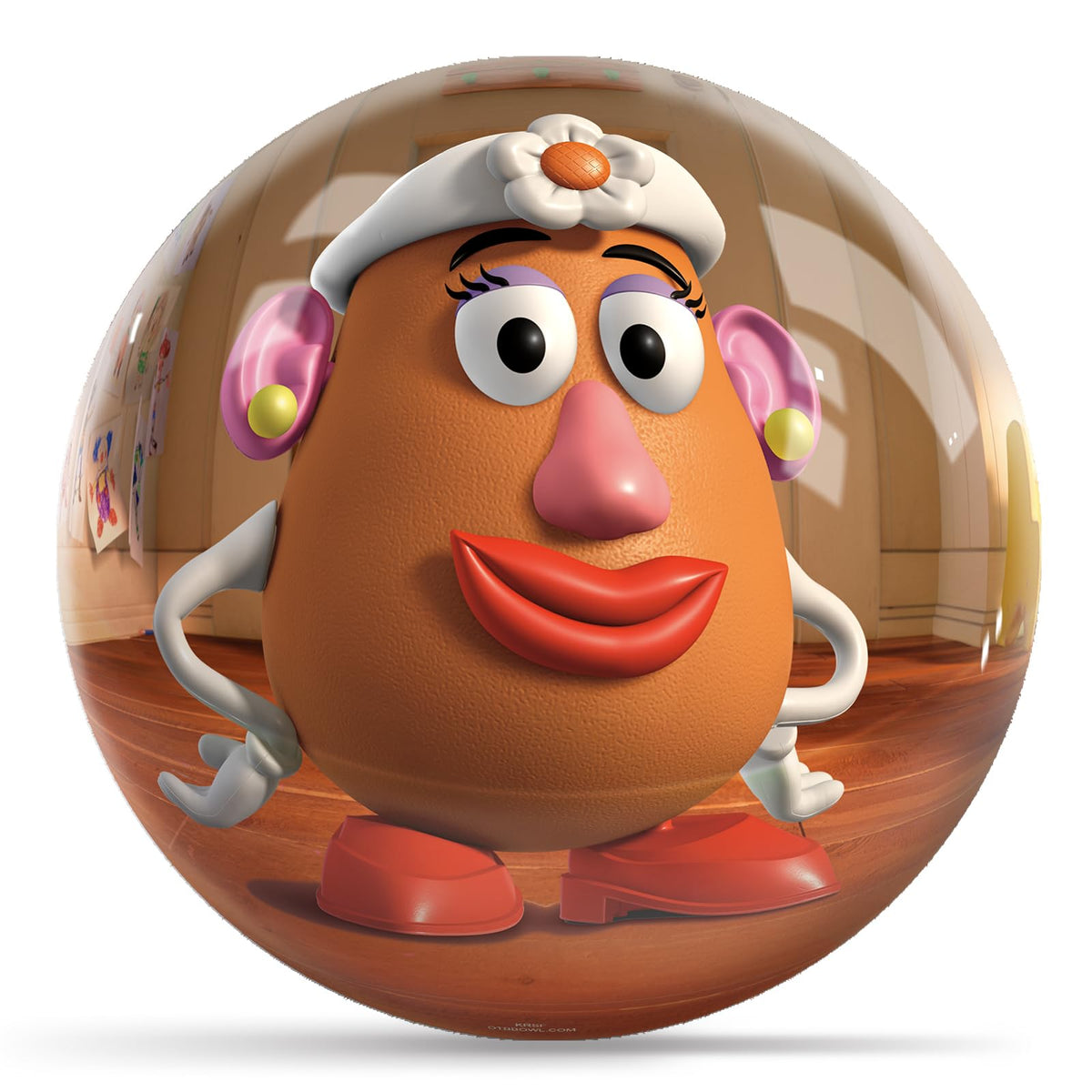 KR Strikeforce Disney Toy Story Mr & Mrs Potato Head Undrilled Bowling Ball (6, Pounds) - view 1