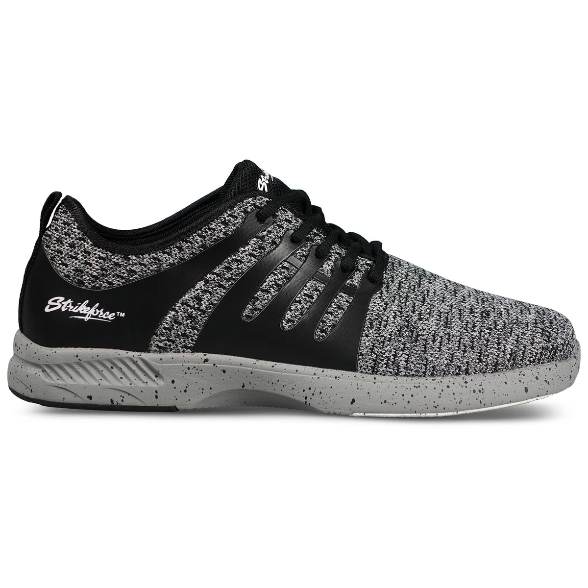 KR Strikeforce Commander Mens Bowling Shoe a Stylish Design and Lightweight Performance Combined in The Commander Bowling Shoes. Charcoal - view 2