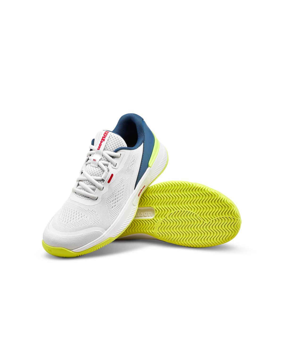 Wilson Intrigue Pro Junior Tennis Shoes, Snow White/Snow White/Ensign Blue - alternate view 7