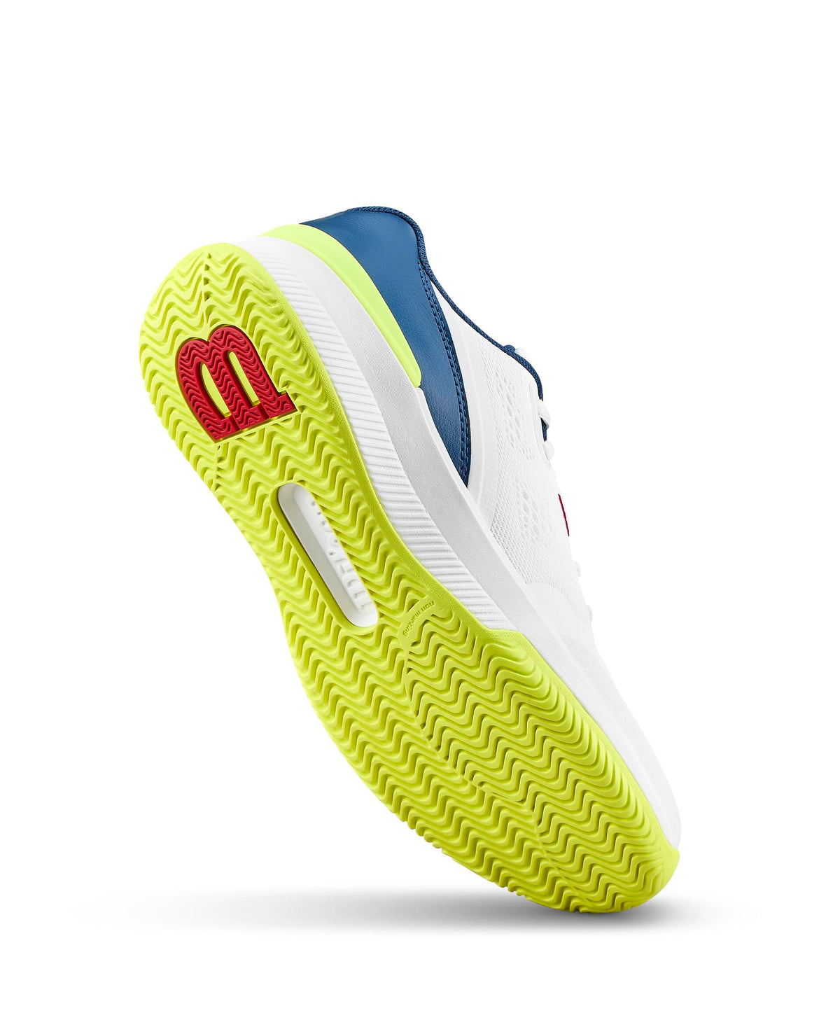 Wilson Intrigue Pro Junior Tennis Shoes, Snow White/Snow White/Ensign Blue - alternate view 4