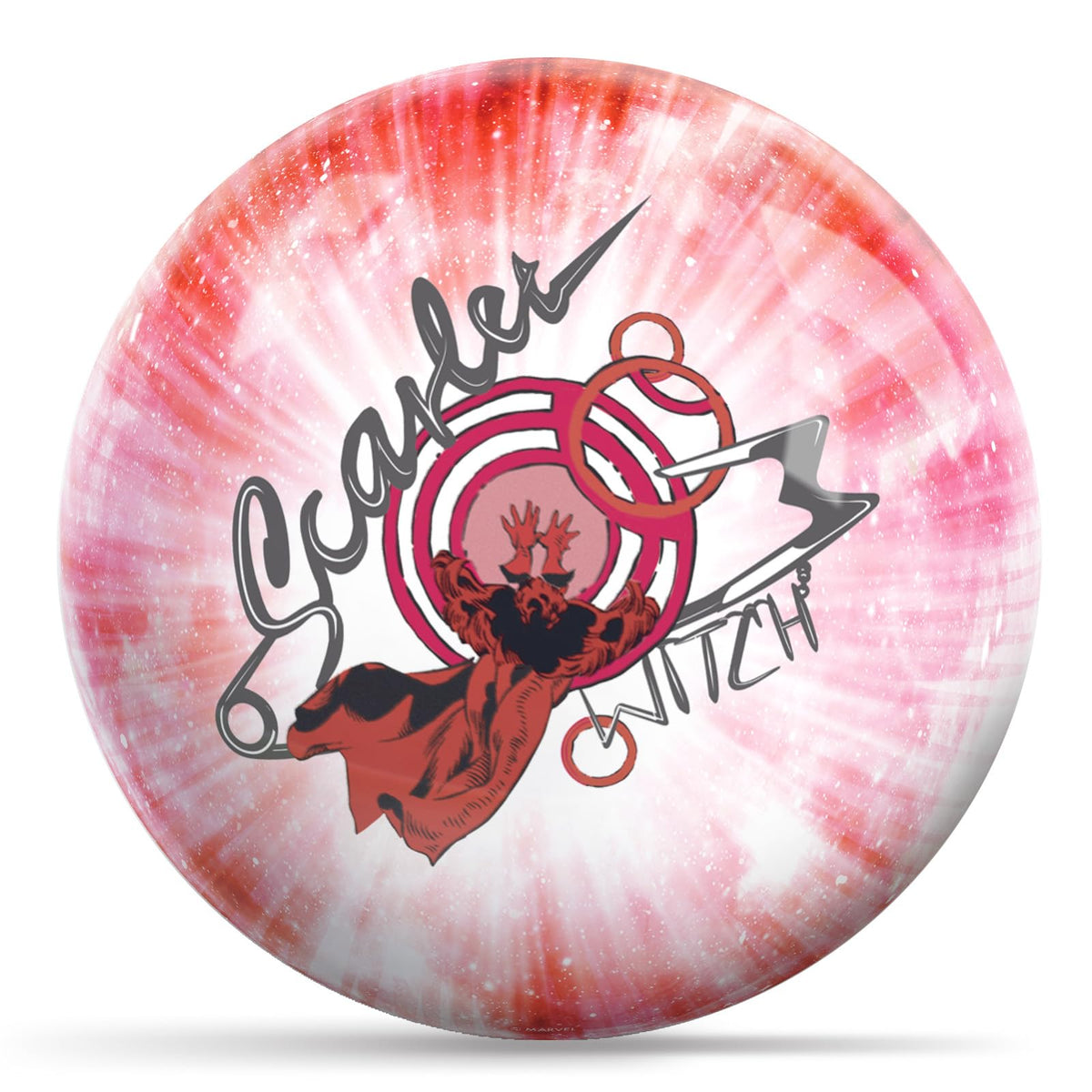 KR Strikeforce Avengers Scarlet Witch Icon Undrilled Bowling Ball (6, Pounds) - view 2