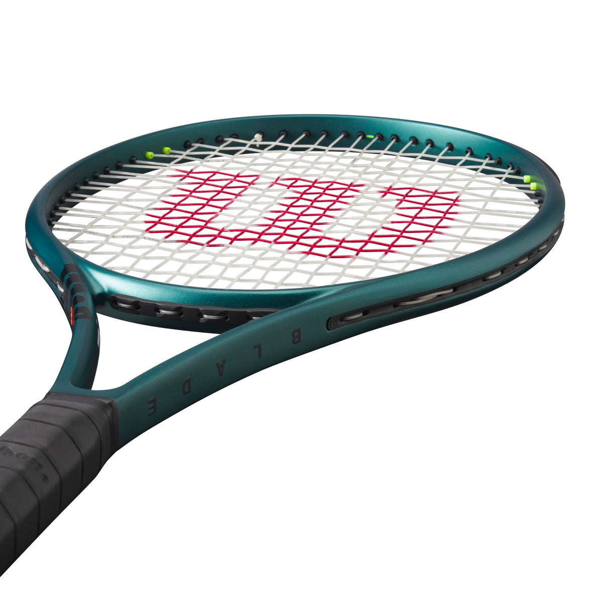 Wilson Blade 100 V9 Tennis Racket Unstrung, 100 sq in, Emerald Green - view 5