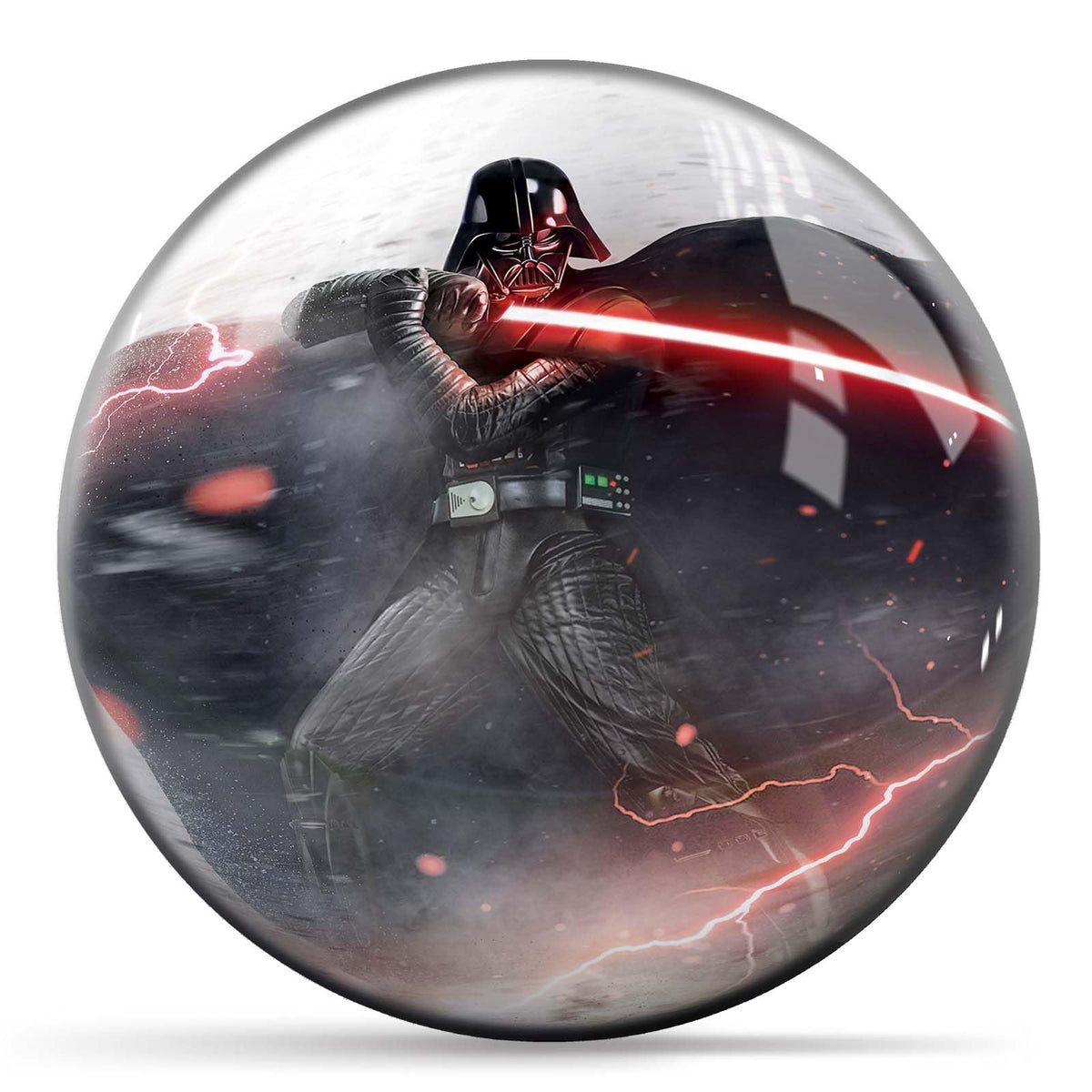 KR Strikeforce Star Wars Darth Vader Lightsaber Undrilled Bowling Ball (6, Pounds) - view 2