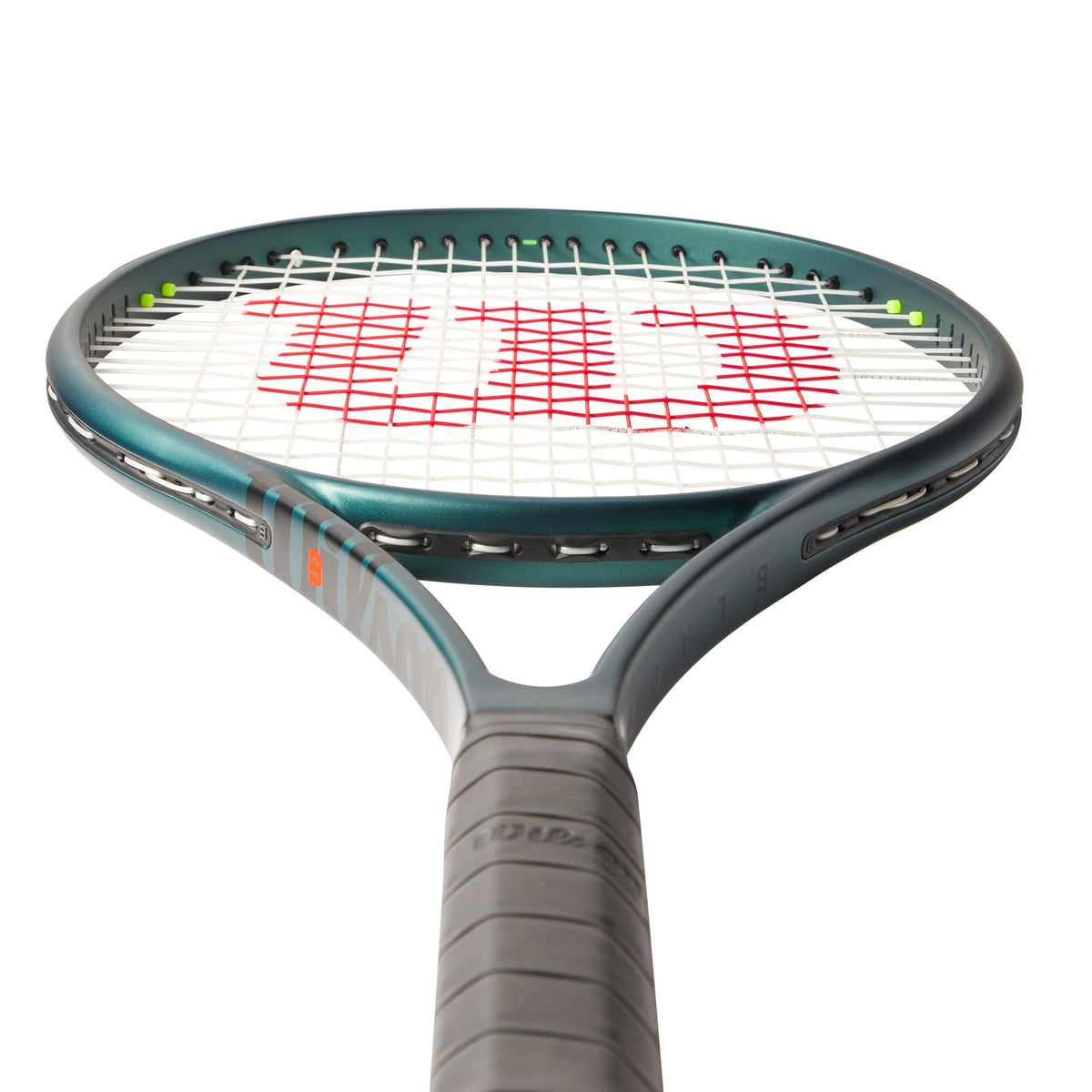 Wilson Blade 104 V9 Tennis Racket, Unstrung in Emerald Green - alternate view 4