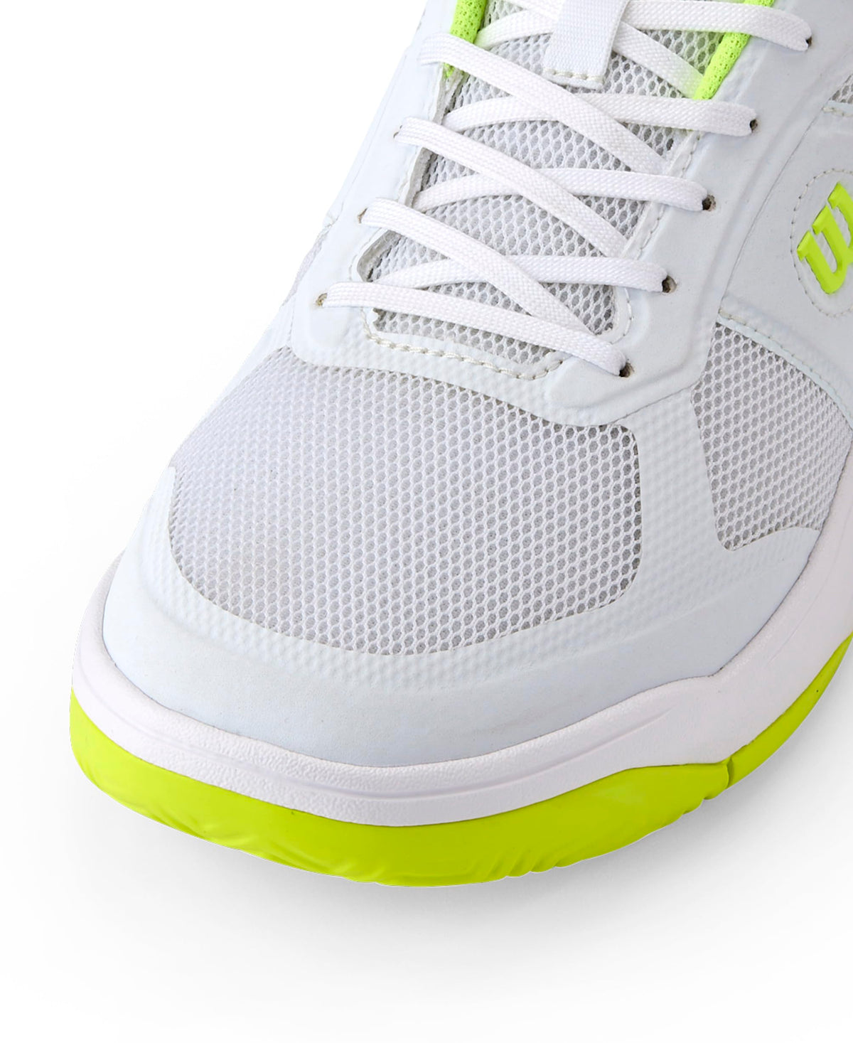 Wilson Pickle Pro Mens Pickleball Shoes, White/White/Safety Yellow, Size 11 - alternate view 1