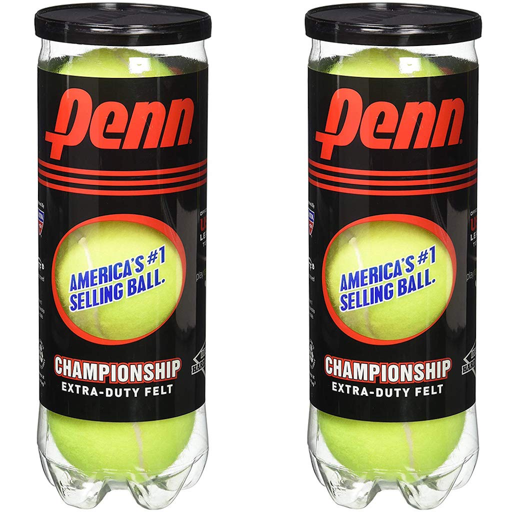 Penn Championship Extra Duty Tennis Balls - 2 Can Pack - front