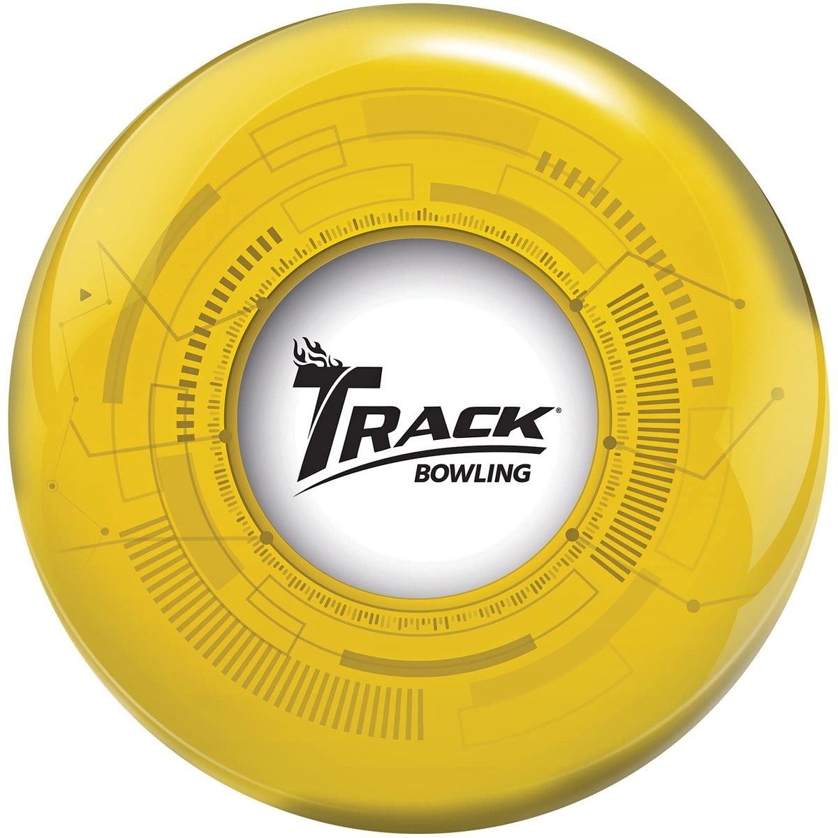 Track Viz A Ball Bowling Ball - Yellow - view 1