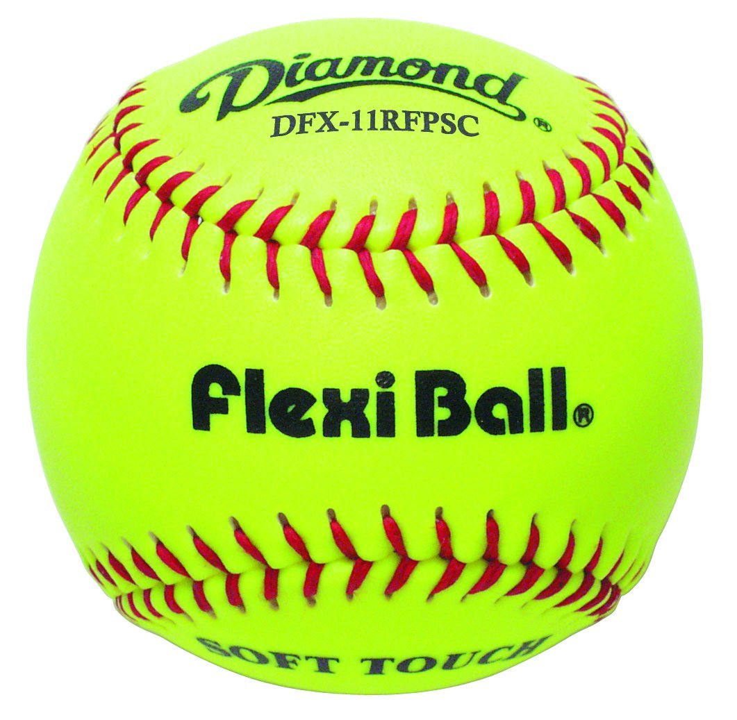 Diamond DFX-11RFPSC Flexiball 11 Inch Practice Softball - front view