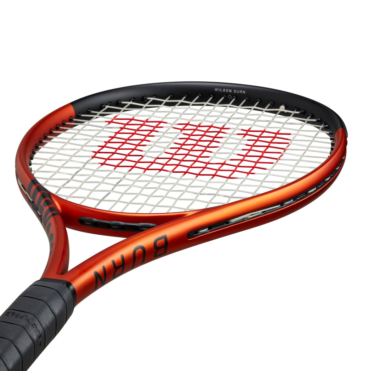 Wilson Burn 100 V5 Tennis Racket, Unstrung, Orange - alternate view 5