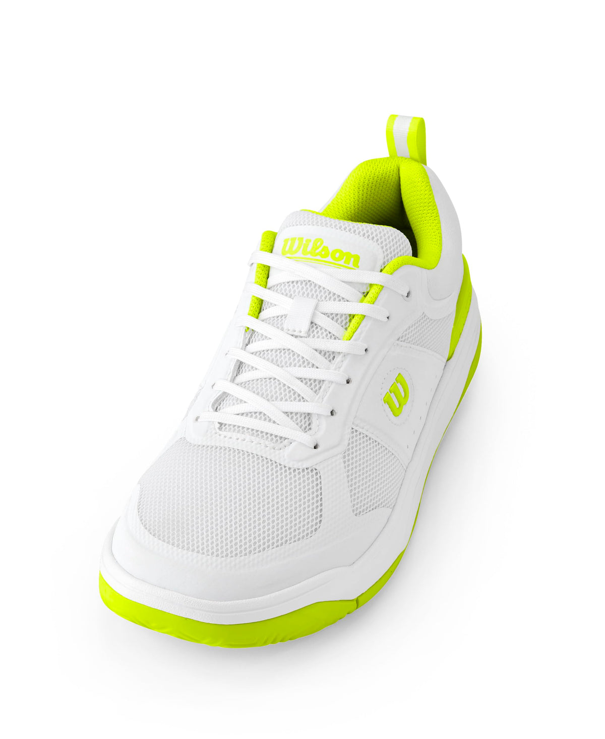 Wilson Pickle Pro Mens Pickleball Shoes, White/White/Safety Yellow, Size 11 - alternate view 8