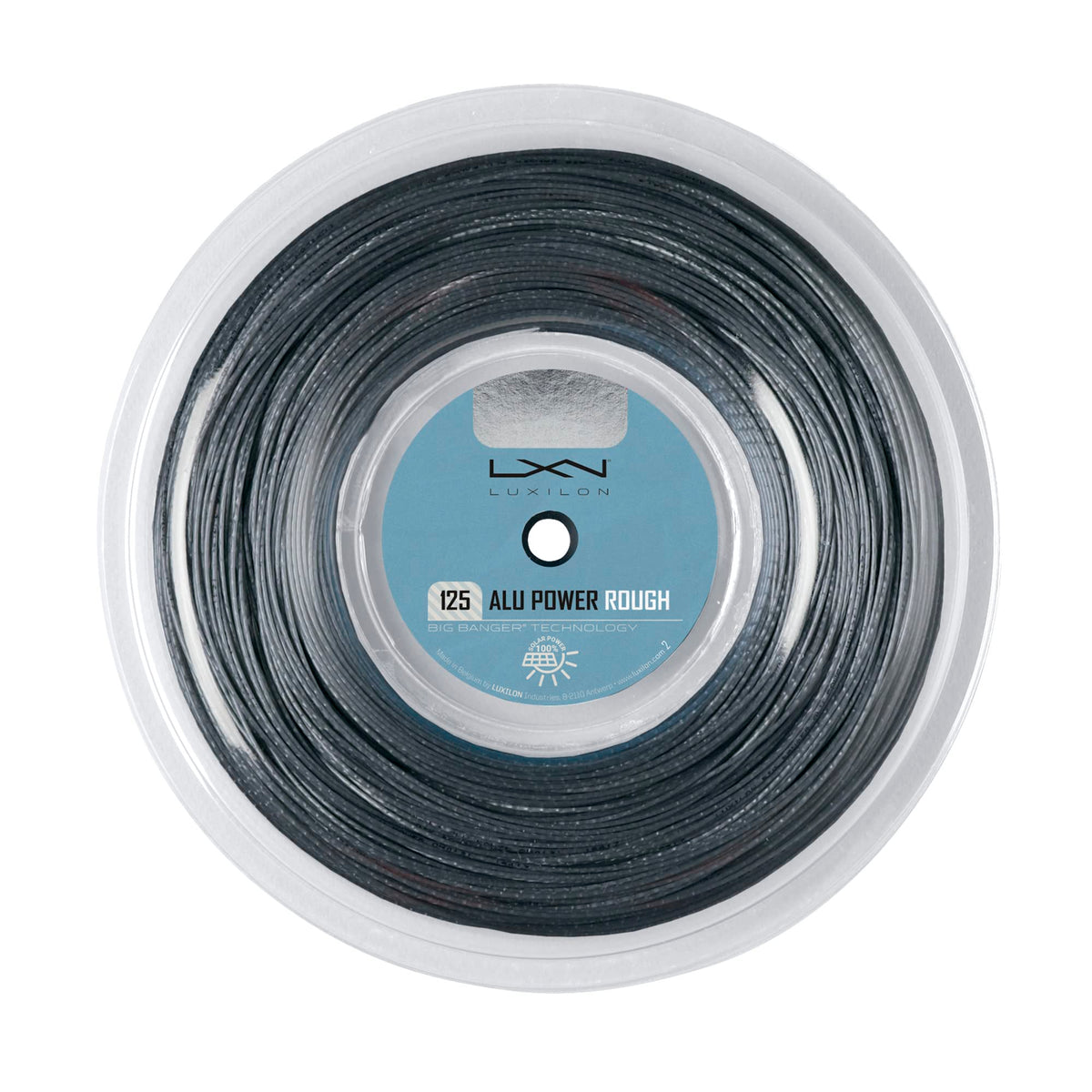 Luxilon ALU Power 138 Tennis String Reel, 1.38mm 15 Gauge, 200m, Silver - main view