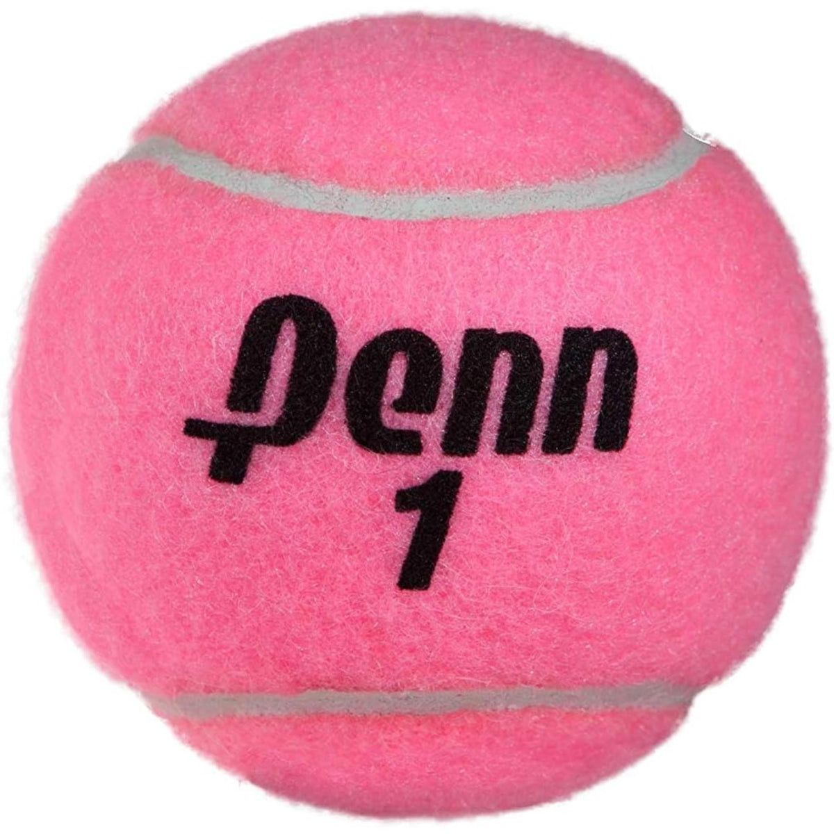 Can of tennis balls with labeled packaging and sealed lid.